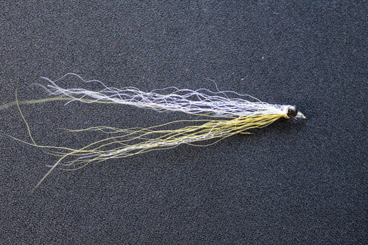 Clouser minnow with flashy purple